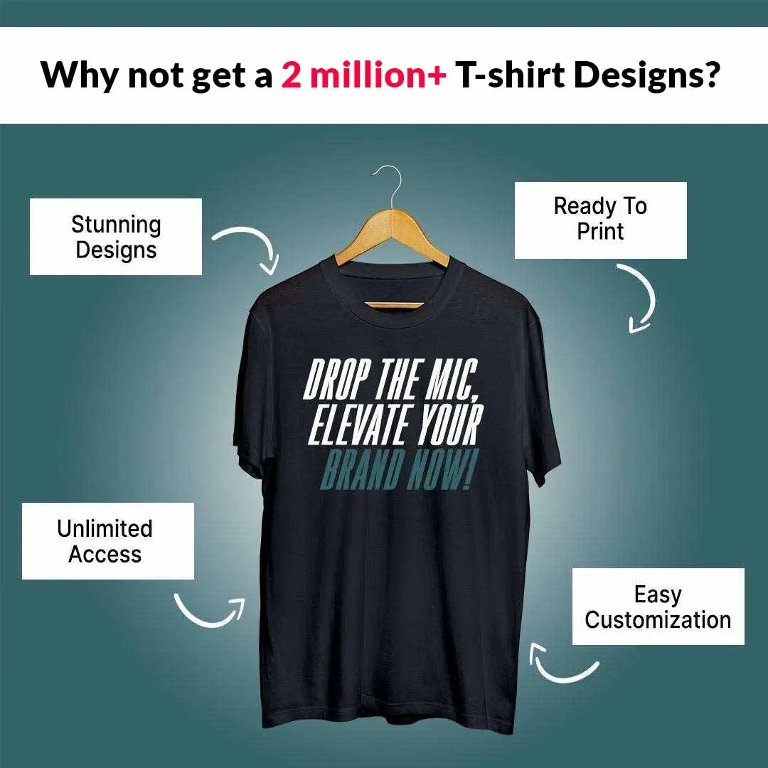 2M+ T-Shirt Designs Pack | Instant Download + Resell Rights FastVault