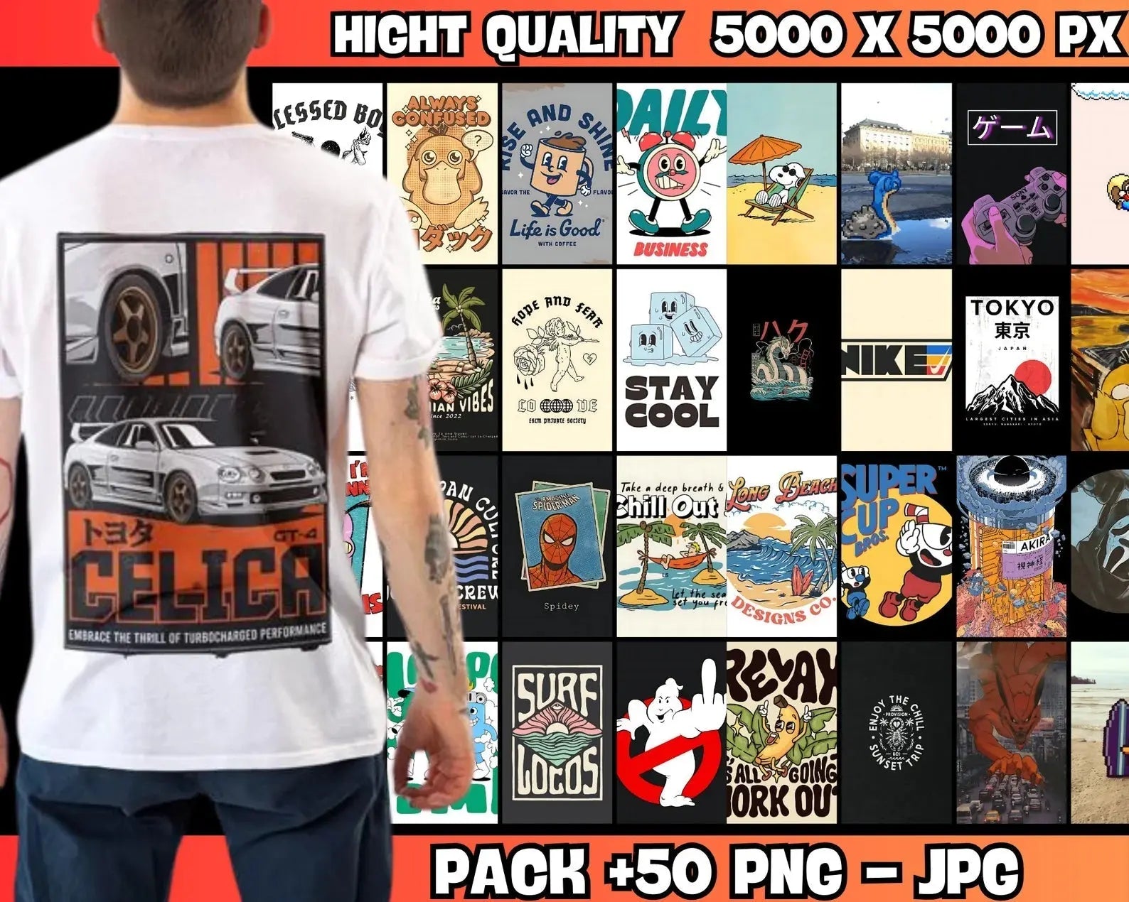 2M+ T-Shirt Designs Pack | Instant Download + Resell Rights FastVault