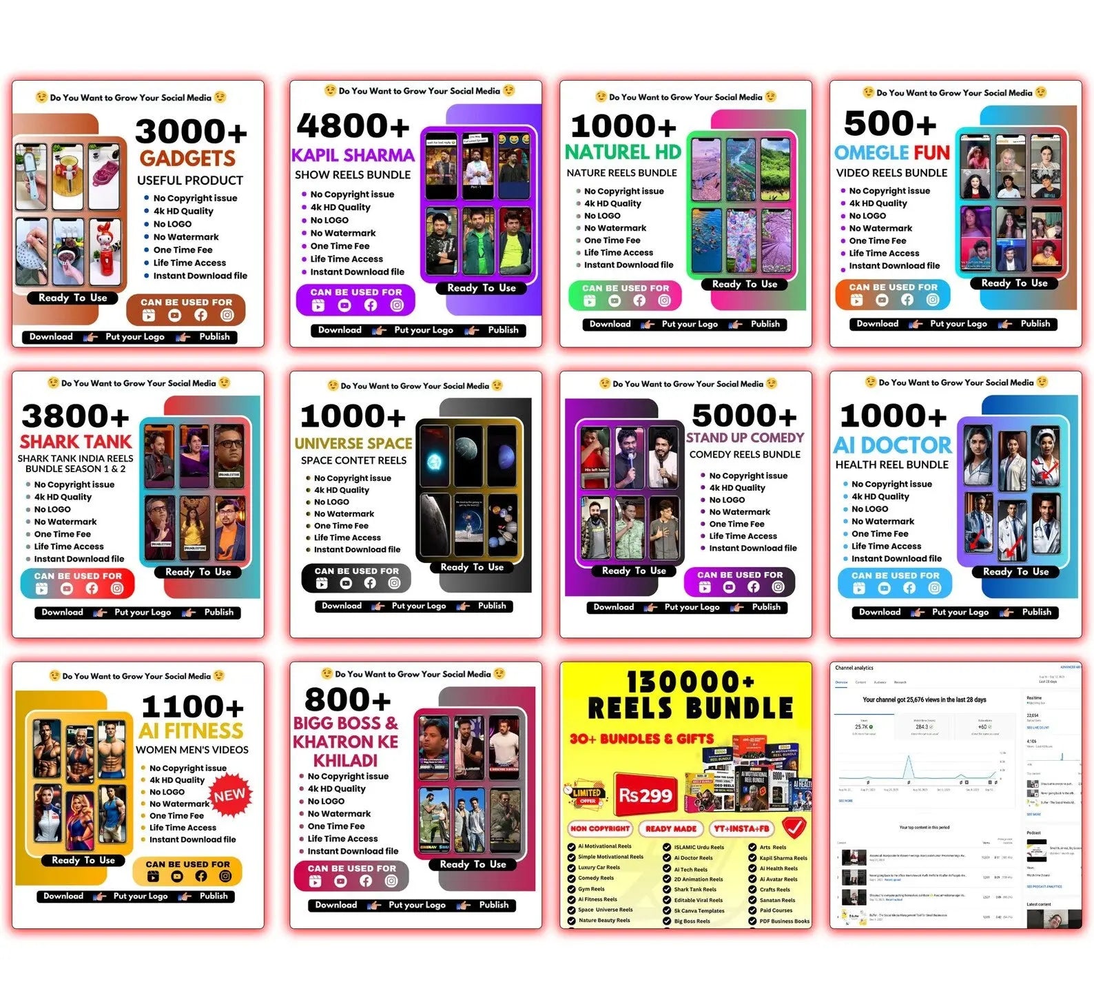 130K Ultimate Mega Reels Bundle – Instant Access in 30 Seconds + Resell Rights Included FastVault